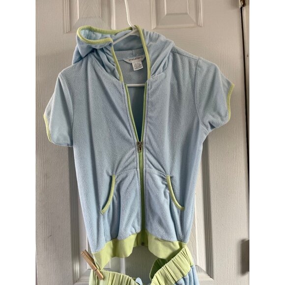 Vtg Bali Studio Collection 2 Piece Jacket With Hood & Matching Lounge Pants S - Picture 2 of 10